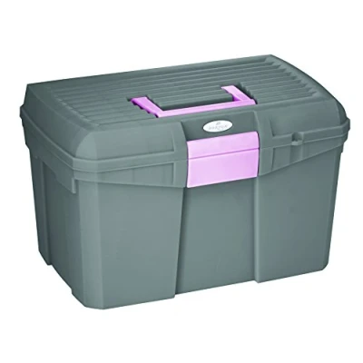 Image de Hippotonic Malette de Pansage Gris/Rose 40x27,5x24,5cm