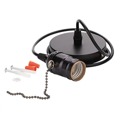 Image de Support De Lampe Suspendue Edison, Douille E27, Avec Interrupteur À Chaîne