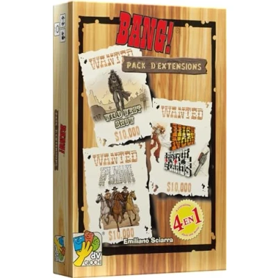 Image de Asmodee dV Giochi Bang ! Pack d&#039;Extensions Jeux de société Cartes à partir 8 Ans 4 7 Joueurs Version française