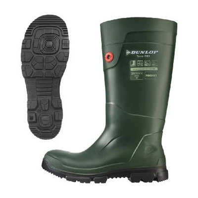 Image de DUNLOP Mixte TerraPRO Construction Boot, Green/Black, 40 EU