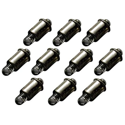 Image de Lot de 10 ampoules LED MS4 12 V Blanc froid, bleu, vert, rouge (blanc froid)