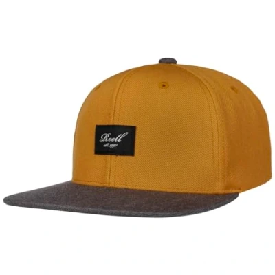 Image de Reell casquette Pitchout 6P Snapback en coton (taille unique cognac)
