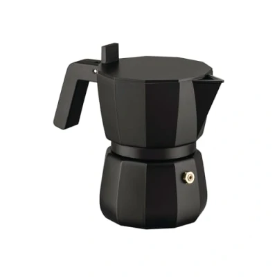Image de Alessi Percolator Moka Black DC06/3 B 3 cups by David Chipperfield