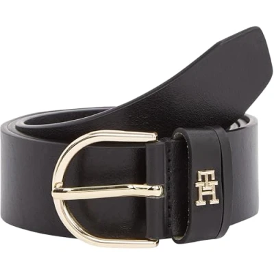 Image de Tommy Hilfiger Ceinture Femme Essential Effortless 3,5 cm Boucle Ardillon, Noir (Black), 125
