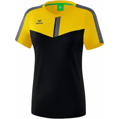 Image de Erima Squad Function T Shirt Femme Jaune/Noir/Slate Grey FR: M (Taille Fabricant: 38)