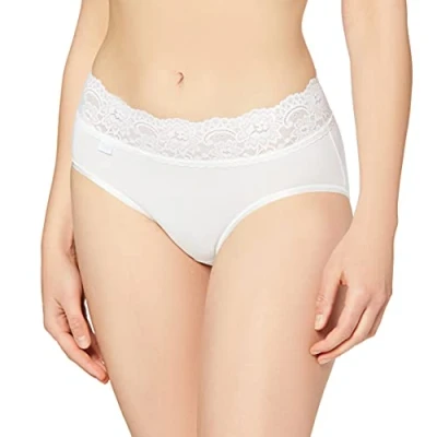 Image de Sloggi SLW ROMANCE MID H, Slip Femme 1 Unité, Blanc, 50