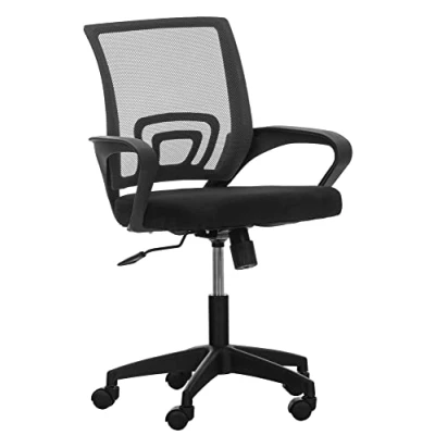 Image de CLP Fauteuil De Bureau Auburn I Chaise en Maille Respirante Travail avec Siège Pivotant Hauteur réglable Et roulettes, Couleur:Noir