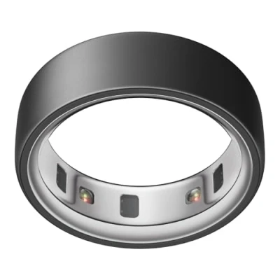 Image de OURA Ring 4 Stealth Taille 12 Anneau connecté Trouvez Votre avec Le baguier Suivi du Sommeil Fréquence Cardiaque Activité Max. 8 Jours d&#039;autonomie