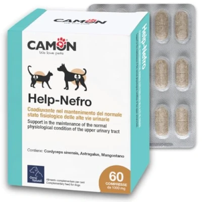 Image de Camon Help Nefro 60 Comprimés Soutien à la fonction rénale du chien et chat