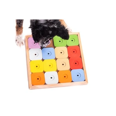 Image de My Intelligent Pets Dog&#039; Sudoku Medium Genie Color Jouet pour Chien interactif Jouets Petit Chien, Grand