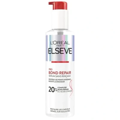 Image de L&#039;Oréal Paris Sérum Réparateur Sans Rinçage pour Cheveux Abîmés et Sur Sollicités Complexe à l&#039;Acide Citrique Protocole de Soin Capillaire Elseve Pro Bond Repair 150 ml