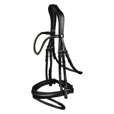 Image de Bridon équitation muserolle combinée Waldhausen X Line Favourite