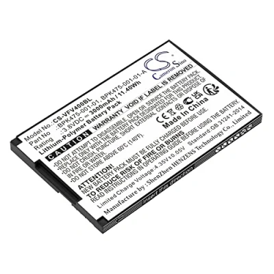Image de TECHTEK Batteries Compatible avec [Verifone] M435 003 04 NAA S, V400M, V400M Plus 4G remplace BPK475 001 01, pour 01 A