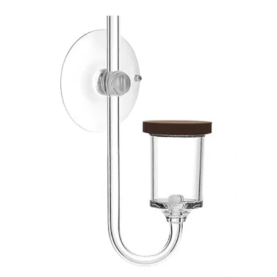 Image de DONGKER Diffuseur de CO2,Diffuseur Réacteur Nano CO2 Acrylique avec Ventouse pour Aquarium Planté Fish Tank