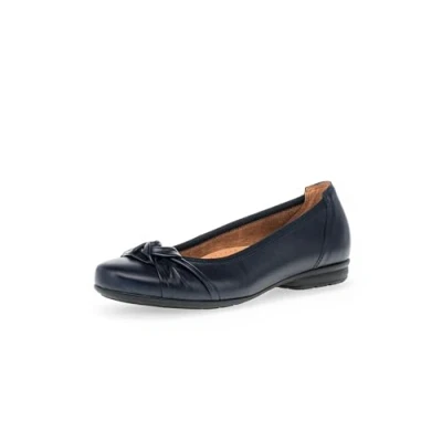Image de Gabor Femme Ballerines, Dame Ballerines Classiques,Ballerines,Chaussures d&#039;été,Classique,élégant,Bleu (Night),39 EU / 6 UK