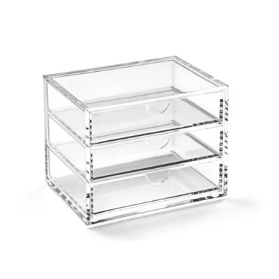 Image de Osco Small Clear Acrylic Triple Drawer A3275