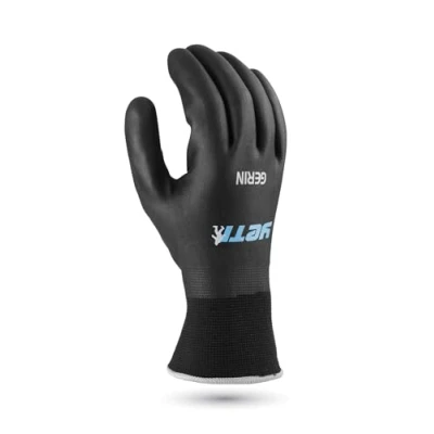 Image de Ergos GERIN Gants de Protection Contre Le Froid 1 Paire Pour Travaux En Milieu &amp; Humide Sécurité Chaud Confortable Enduction Intégrale Utilisation Multi Industrielle Noir