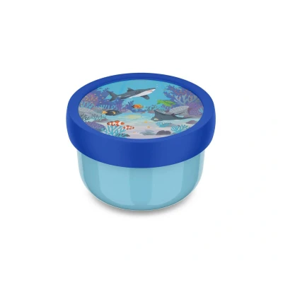 Image de Mepal Fruitbox Campus Boîte à gouter pour enfants Lavable au lave vaisselle et convient micro ondes Sans BPA 300 ml Tropical Ocean
