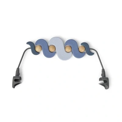 Image de Ergobaby Evolve Bouncer Arche de jeu, accessoire pour le transat 3 en 1 d&#039;Ergobaby nouveau nés dès la naissance, Serene Swells