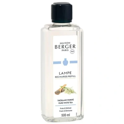 Image de Recharge lampe Berger pour à parfum Thé Blanc Pur 500 ml