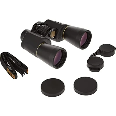 Image de BUSHNELL Jumelles pour Adultes Legacy 10 22x50 Noir Prisme Porro Zoom Imperméables Résistant à l&#039;Eau Traitées Anti Buée 120151