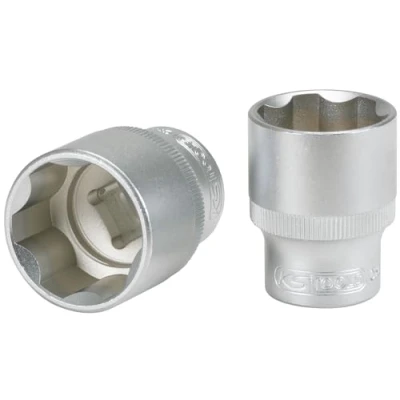 Image de KS Tools 911.1215 E Douille F6 1/2&quot; 15 mm CHROMEmat sur Support