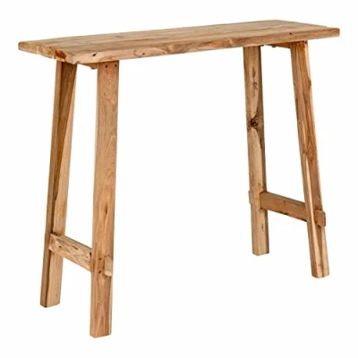 Image de House Nordic Table Console en Teck GIRONA 80 x 90 cm