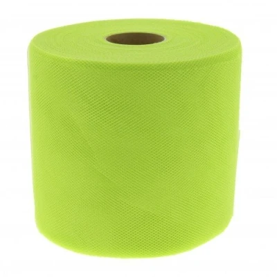 Image de Generico Bobine Tulle Vert Pomme 100 mètres B00004/47