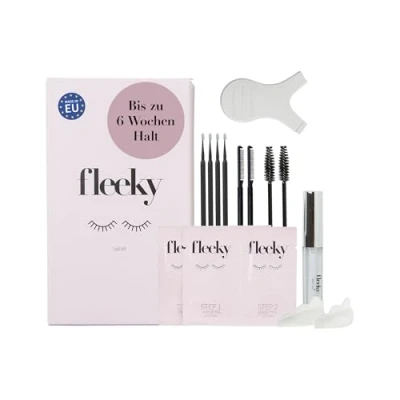 Image de Fleeky Coffret Lifting de Cils Kit DIY pour Rehaussement Donne l&#039;Apparence Plus Longs Doux &amp; Facile Effet jusqu&#039;à 6 Semaines Fabriqué en UE
