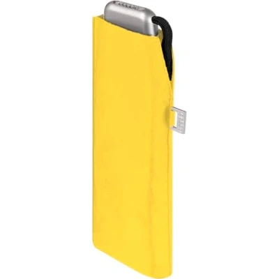 Image de Doppler Parapluie de poche en acier carbone slim uni Format pratique Léger 22 cm, Jaune brillant, 90 cm