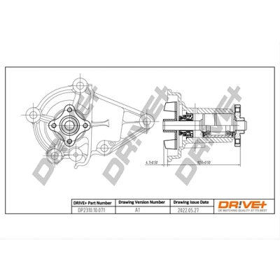Image de Pompe à eau, refroidissement du moteur Dr!ve+ DP2310.10.071