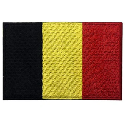 Image de EmbTao Drapeau Belge Brodé à Repasser ou Coudre Patch