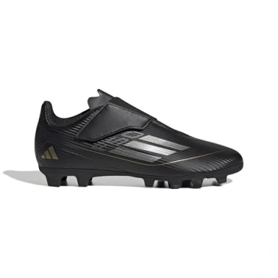 Image de adidas Performance F50 CLUB VEL FXG Unisex Chaussures de foot à crampons pour enfants, Taille: 28.5, Core black/iron metallic/gold metallic