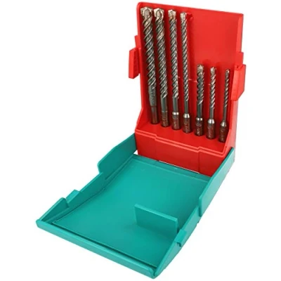 Image de Heller Tools 291996 1418 4Power Foret Marteau en SDS Plus, Multicolore, Set de 7 Pièces