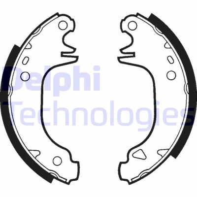 Image de DELPHI LS1293 Mâchoires De Frein 180 32 PEUGEOT: 205 II 3/5 portes, 106 I CITROËN: Saxo AX