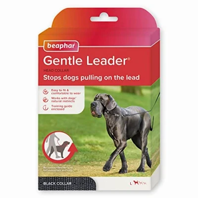 Image de Beaphar Canac Gentle Leader Headcollar Black (Size: Large)