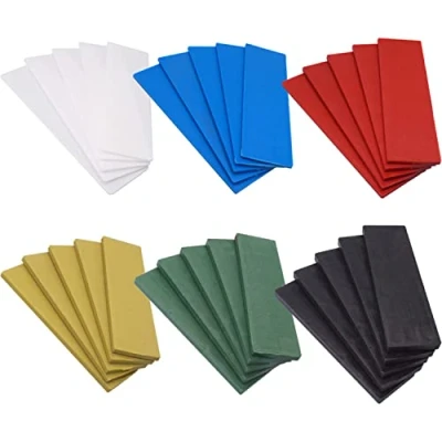 Image de SKIR&#039;CO Cales plates en plastique de 1 à 6 mm, empaqueteuses vitrage, entretoises cadre, portes et fenêtres (Mix 1)