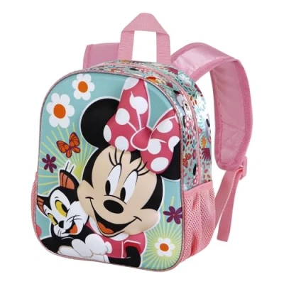 Image de Karactermania Minnie Mouse Figaro Small 3D Cartable d&#039;école pour enfants, Taille: One Size, Rosa