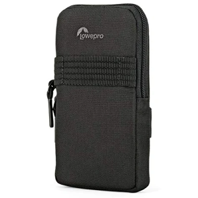 Image de Lowepro LP37225 Étui Zippé Ergonomique pour Smartphone Apple ou Android écran jusqu&#039;à 6 pouces, Dimensions Internes 9 x 1.5 17 cm, Sac à Dos ProTactic 350 AW /450 AW, PWW Noir