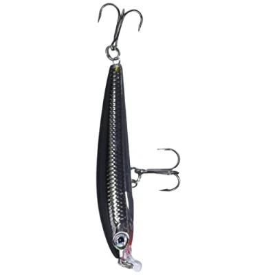 Image de Rapala Leurre de Pêche Ultra Light Minnow Matériel avec Corps Lesté d&#039;eau Douce Profondeur Nage 0,6 à 0,9m 6cm / 4g Fabriqué en Estonie Chrome