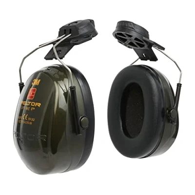 Image de Coquilles antibruit 3M™ PELTOR™ Optime™ II H520P3EA 410 GQ Vert avec attaches P3E