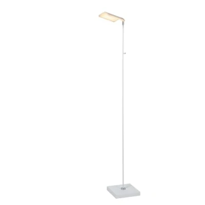 Image de Lucide Lampe sur pied LED Aaron, blanc, dim à intensité variable warm, hauteur 134 cm