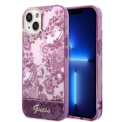 Image de Guess GUHCP14MHGPLHF Coque Rigide pour iPhone 14 Plus 6,7&quot; Fuchsia