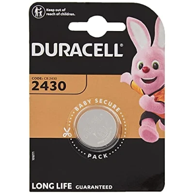 Image de Duracell 2430 Pile bouton lithium 3V, lot de 1