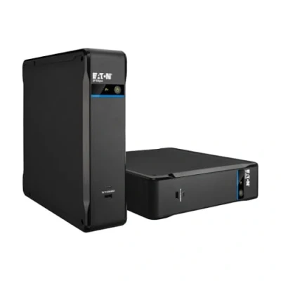 Image de Eaton Onduleur Parafoudre 3P Ellipse (3P1300UI) Off Line UPS Puissance 1300VA/780W (8 Prises IEC, Silencieux, 2 Ports USB A &amp; C) Interface Cloud en Option Noir