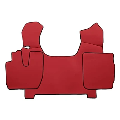 Image de F CORE Tapis de entierement Le Sol Camion compatibilité pour IVECO STRALIS S Way 03.19 03.21 AUTOMAT Rouge