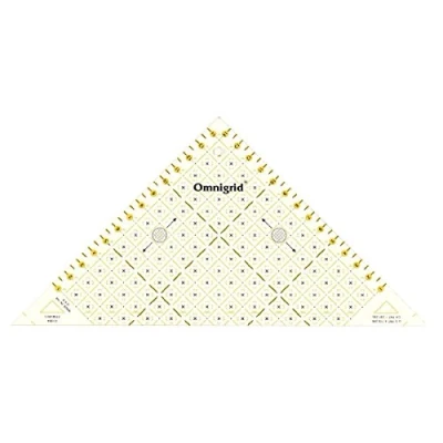 Image de Prym Quick Triangle Ruler with cm Scale for 1/2 Squares Up to 15