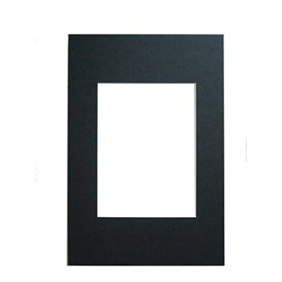 Image de Walther Design Passe Partouts noir pour la taille du cadre : 24 x 30 cm, de l’image 15 20 cm Passepartouts PA430B