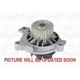 Image de GRAF PA662 Pompe à eau 20 avec bague d&#039;étanchéité mécanique Fonte 59,22 pour transmission par courroie de distribution AUDI: 100 C4 Berline