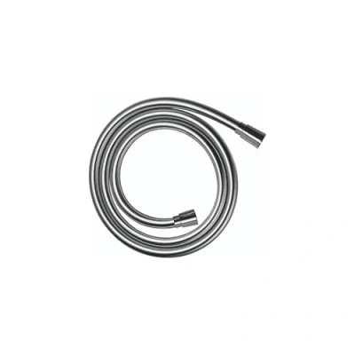 Image de hansgrohe Isiflex Flexible de douche universel 2,00 m, tuyau avec protection anti pliure et écrou tournant torsion, joints d&#039;étanchéité, Chromé, 28274000